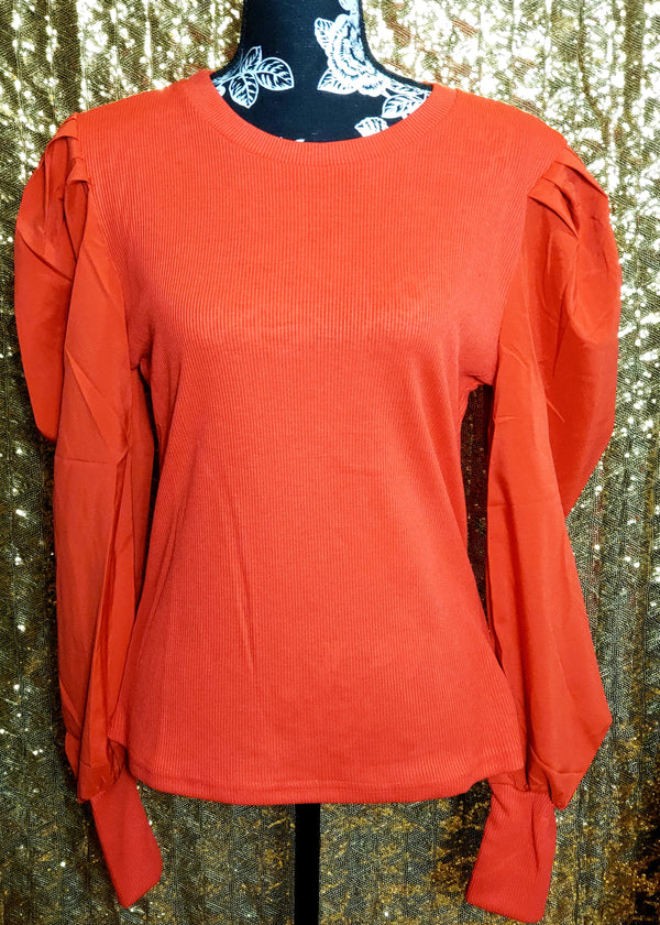 Ms. Independent Blouse (Red)