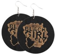 Black Girl Fly Earrings