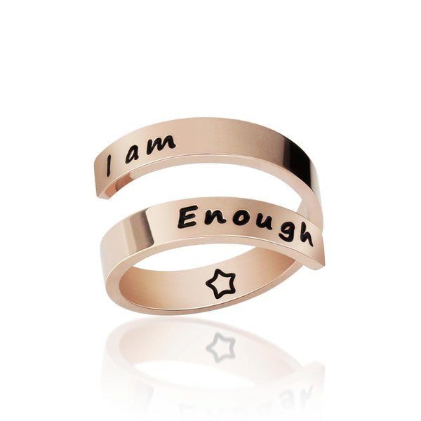 I AM ENOUGH Ring (2 colors)