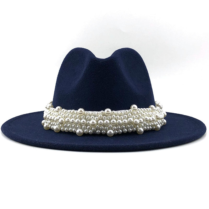 Clutch Your Pearls Fedora Hat (RED ONLY)