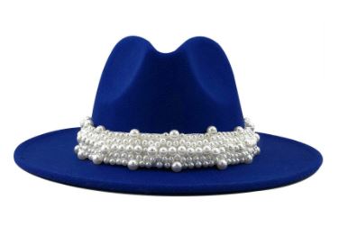 Clutch Your Pearls Fedora Hat (RED ONLY)