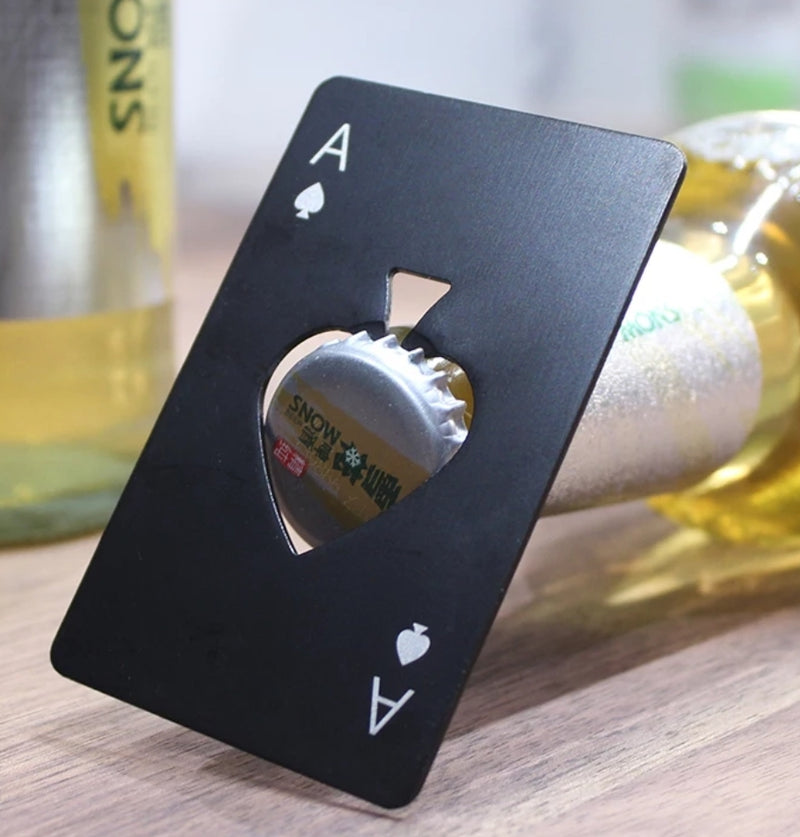 Ace of Spade Bottle Opener