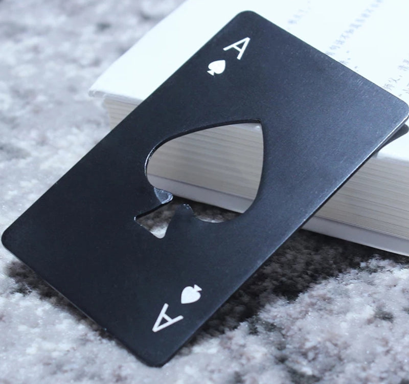 Ace of Spade Bottle Opener