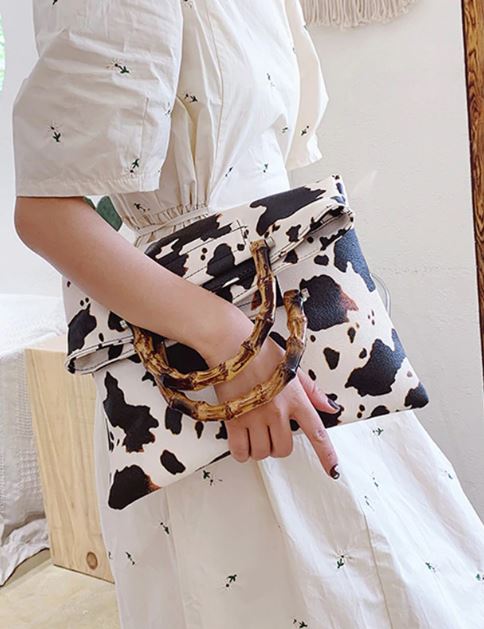 Cow Print Bag