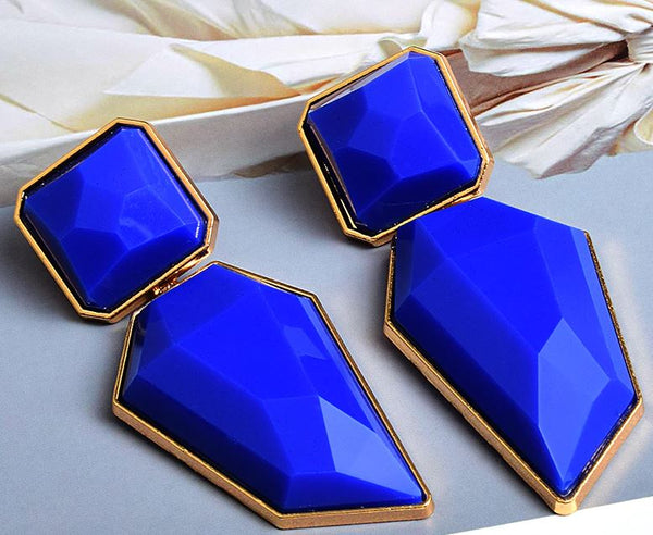 Royal Blue Drop Earrings
