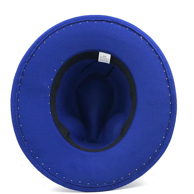 Scattered Pearls Fedora Hat (Royal Blue ONLY)